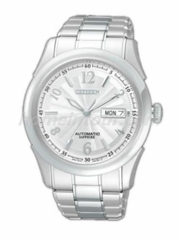 西铁城NH8310-53AB男表机械系列-银色表带/表径40mm