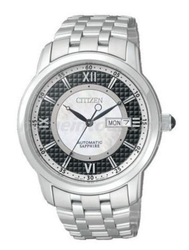 西铁城NH8300-57EB男表机械系列-银色表带/表径40mm