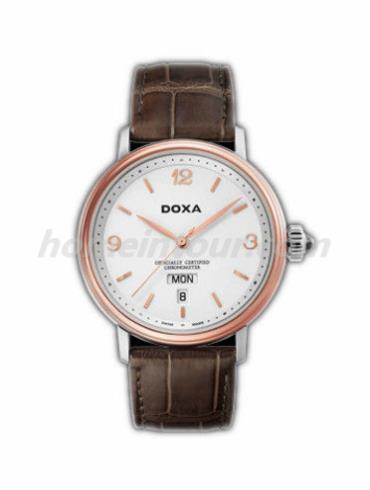 时度D139RWH男表格兰米特系列-棕色表带/表径40mm