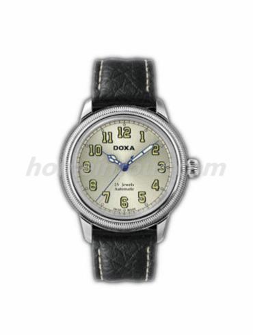 时度D116SSV男表复古系列-黑色表带/表径40mm