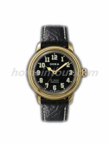 时度D116KBK男表复古系列-黑色表带/表径40mm