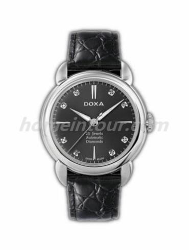 时度D115SBK男表复古系列-黑色表带/表径40mm