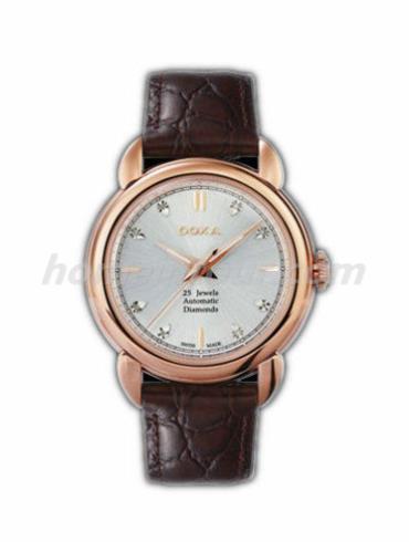 时度D115RSV男表复古系列-棕色表带/表径40mm