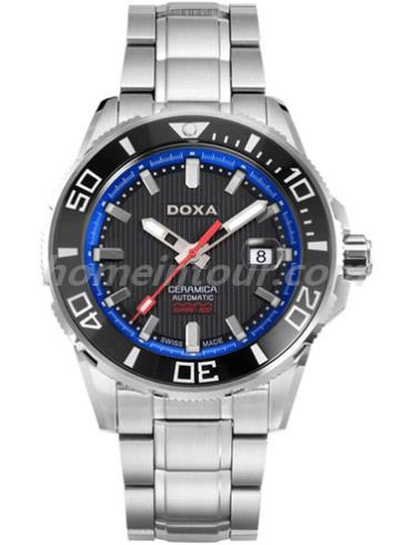 时度D127SBU男表Shark 深潜300系列-银色表带/表径42.5mm