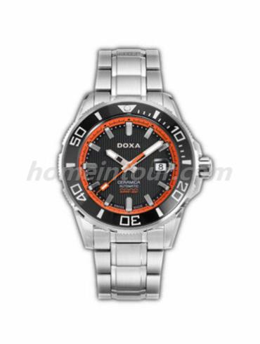 时度D127SBO男表Shark 深潜300系列-银色表带/表径42.5mm