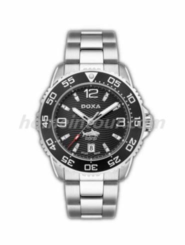 时度D162SBK男表Shark 深潜200系列-银色表带/表径40.5mm