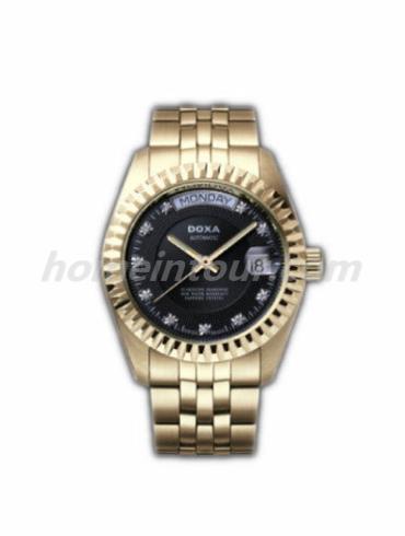 时度D103KBK男表绅豪系列-金色表带/表径37.5mm