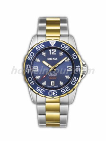 时度D113TBU男表潜水200系列-间金色表带/表径40.5mm