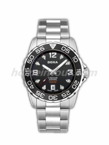 时度D113SBK男表潜水200系列-银色表带/表径40.5mm