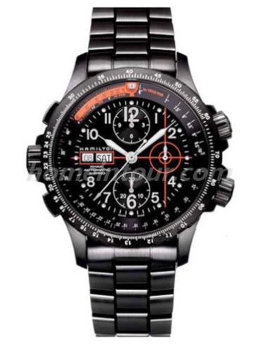 汉米尔顿H77686133男表卡其系列-黑色表带/表径44mm