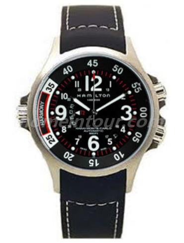 汉米尔顿H77675333男表卡其系列-黑色表带/表径42.5mm