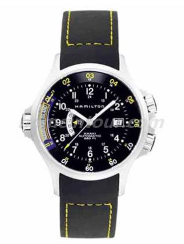 汉米尔顿H77645333男表卡其系列-黑色表带/表径42mm