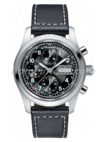 汉米尔顿H71556737男表卡其系列-黑色表带/表径42mm