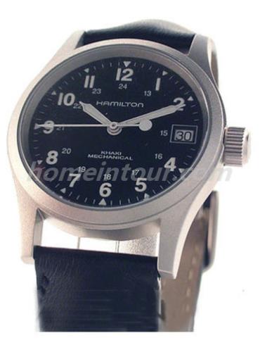 汉米尔顿H69419733男表卡其系列-黑色表带/表径38mm