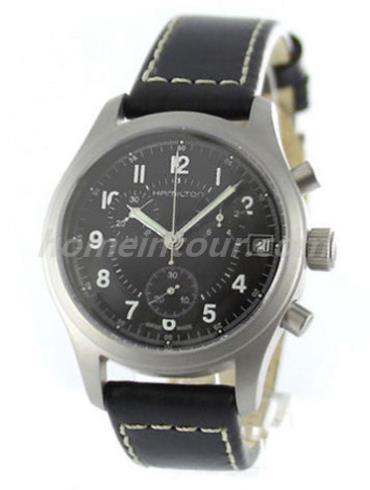 汉米尔顿H68582733男表卡其系列-黑色表带/表径40mm