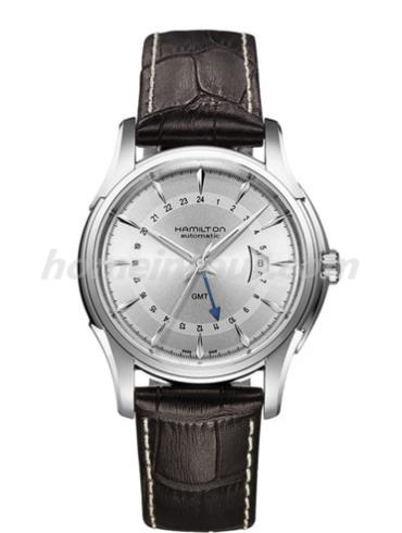 汉米尔顿H32585551男表美国经典爵士系列-棕色表带/表径42mm