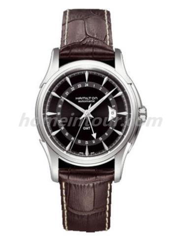 汉米尔顿H32585531男表美国经典爵士系列-棕色表带/表径42mm