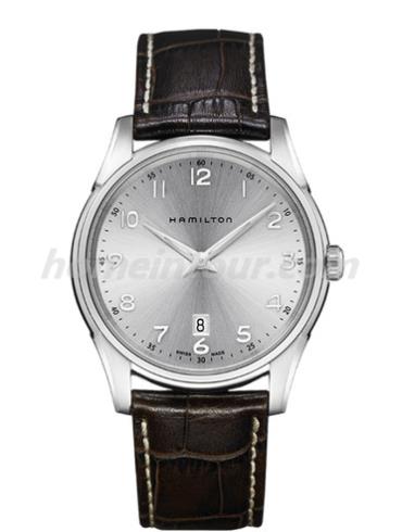 汉米尔顿H38511553男表美国经典爵士系列-棕色表带/表径42mm