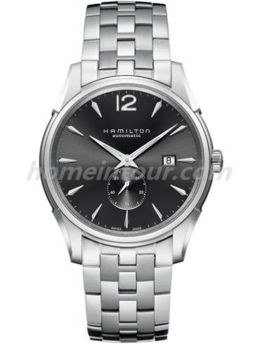 汉米尔顿H38655185男表美国经典爵士系列-银色表带/表径43mm