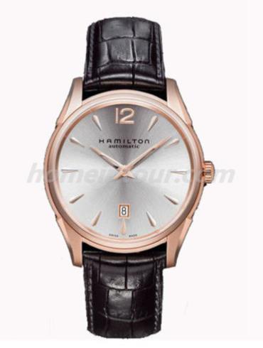 汉米尔顿H38645755男表美国经典爵士系列-黑色表带/表径43mm