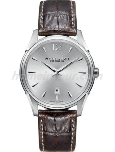 汉米尔顿H38615555男表美国经典爵士系列-棕色表带/表径43mm