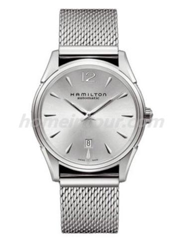 汉米尔顿H38615255男表美国经典爵士系列-银色表带/表径43mm
