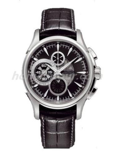 汉米尔顿H32756731男表美国经典爵士系列-黑色表带/表径44mm