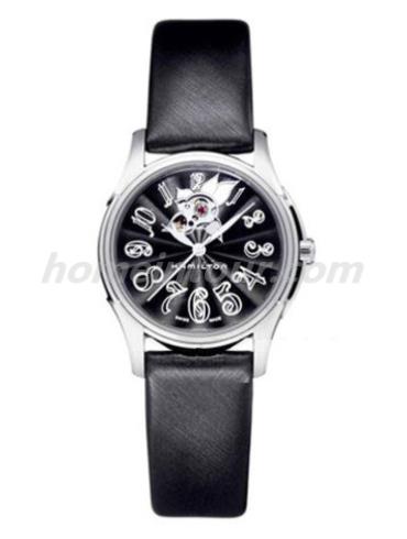 汉米尔顿H32395833女表美国经典爵士系列-黑色表带/表径34mm