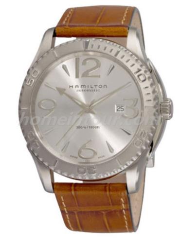 汉米尔顿H37755555男表美国经典海洋系列-棕色表带/表径46mm