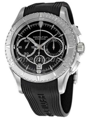 汉米尔顿H37616331男表美国经典海洋系列-黑色表带/表径44mm