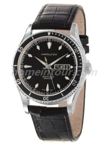 汉米尔顿H37565731男表美国经典海洋系列-黑色表带/表径42mm