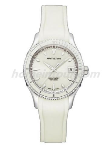 汉米尔顿H37425911女表美国经典海洋系列-白色表带/表径37mm