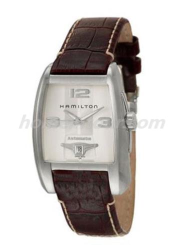 汉米尔顿H33515553男表美国经典布鲁克系列-深棕色表带/表径—mm