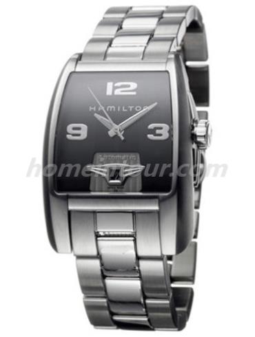 汉米尔顿H33515133男表美国经典布鲁克系列-银色表带/表径—mm