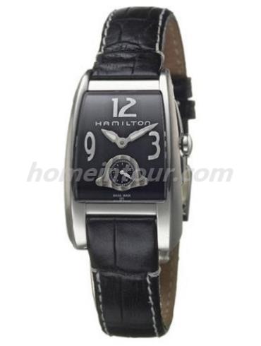 汉米尔顿H33411733男表美国经典布鲁克系列-黑色表带/表径—mm