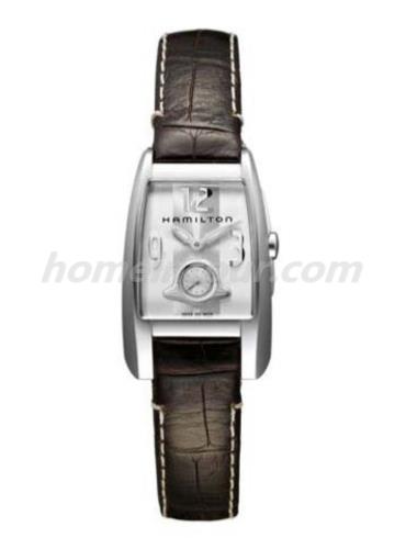 汉米尔顿H33411553男表美国经典布鲁克系列-深棕色表带/表径—mm