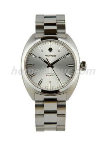 摩凡陀0606360男表-银色表带/表径38mm