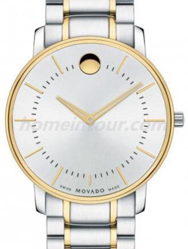 摩凡陀0606689_男表TC超薄系列-银色表带/表径40mm