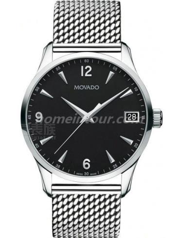 摩凡陀0606802男表思卡系列-银色表带/表径40mm