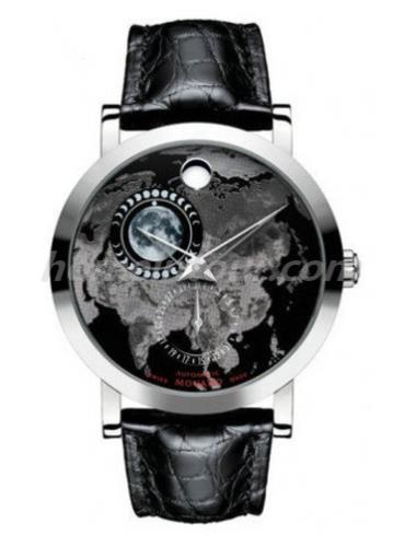 摩凡陀0606565男表瑞红系列-黑色表带/表径42mm