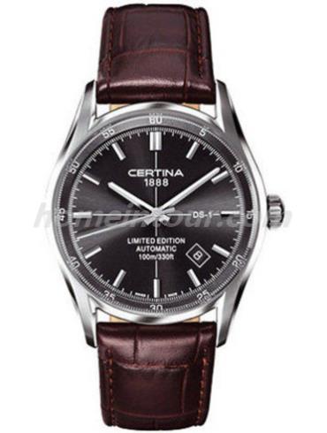 雪铁纳C006.407.16.081.00男表喜马拉雅系列-深棕色表带/表径39mm