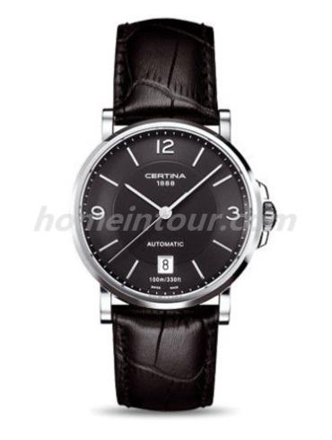 雪铁纳C017.407.16.057.01男表卡门系列-黑色表带/表径38mm