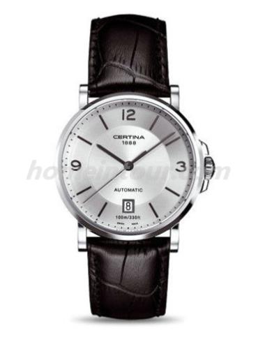 雪铁纳C017.407.16.037.00男表卡门系列-黑色表带/表径38mm