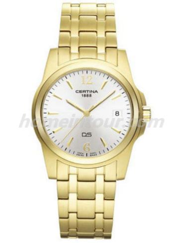 雪铁纳C260.7195.46.16男表雪铁纳经典系列-金色表带/表径37mm