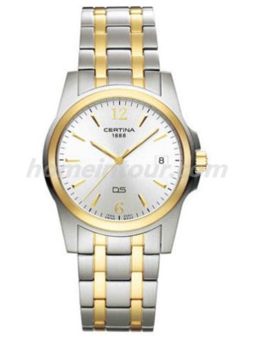 雪铁纳C260.7195.44.16男表雪铁纳经典系列-间金色表带/表径37mm