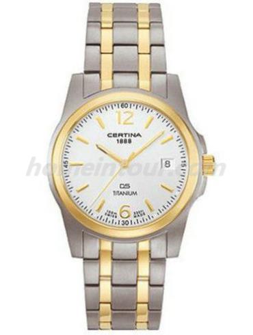 雪铁纳C260.7195.11.16男表雪铁纳经典系列-间金色表带/表径37mm