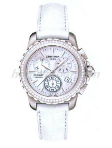 雪铁纳C538.7084.48.91女表荣耀系列-白色表带/表径34.8mm