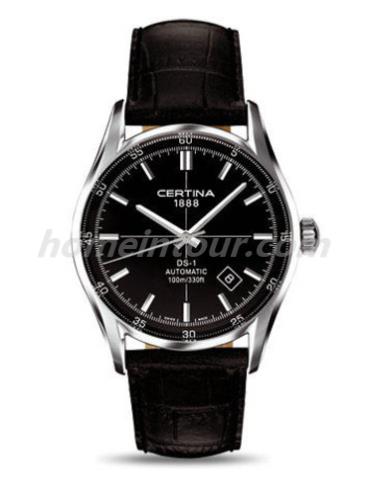 雪铁纳C006.407.16.051.00男表喜马拉雅系列-黑色表带/表径39mm