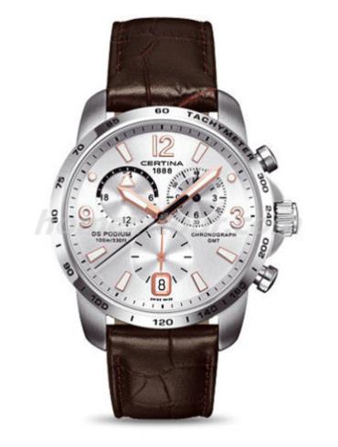 雪铁纳C001.639.16.037.01男表冠军系列-深棕色表带/表径42mm