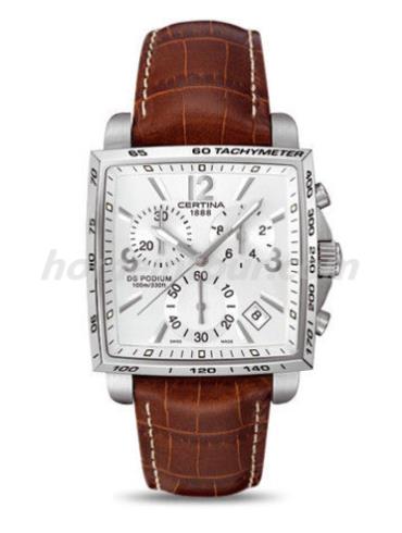 雪铁纳C001.517.16.037.01男表冠军系列-深棕色表带/表径37.7mm